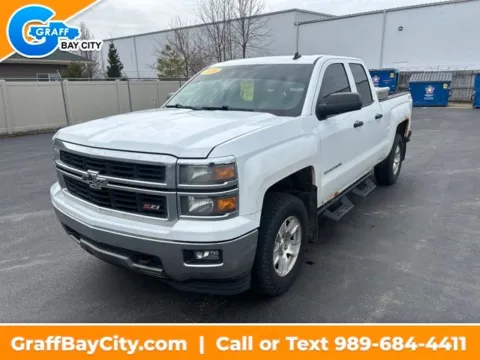White 2014 Chevrolet Silverado 1500 LT for sale in Bay City, MI