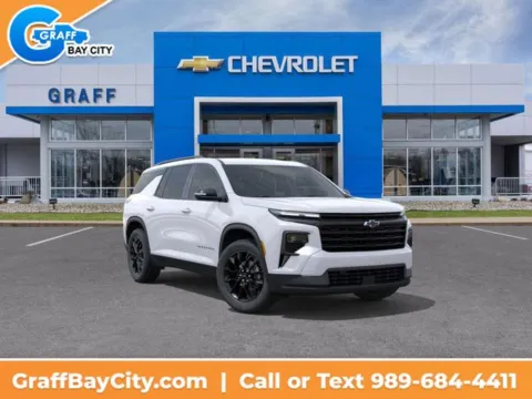 White 2026 Chevrolet Traverse LT for sale in Bay City, MI