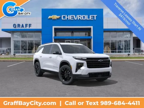White 2026 Chevrolet Traverse LT for sale in Bay City, MI