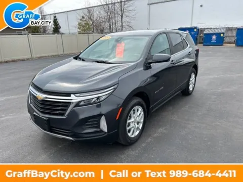 Gray 2022 Chevrolet Equinox LT for sale in Bay City, MI