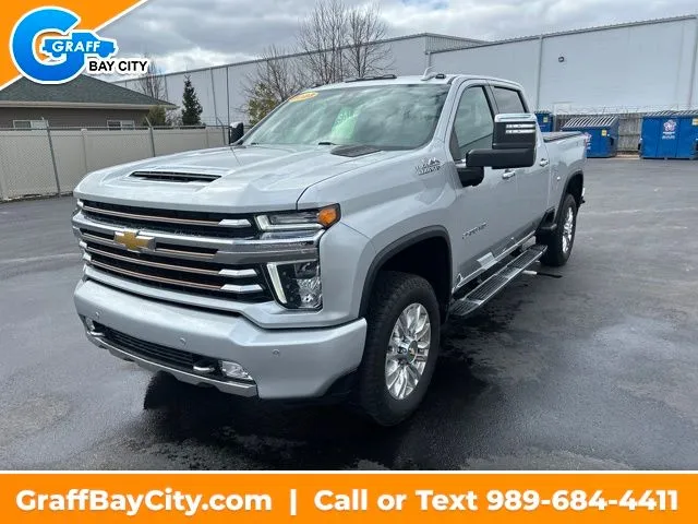 Silver 2023 Chevrolet Silverado 2500HD High Country for sale in Bay City, MI