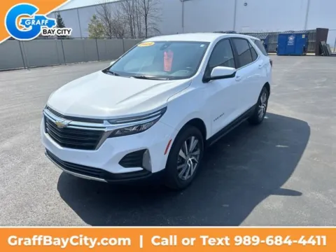 White 2024 Chevrolet Equinox LT for sale in Bay City, MI