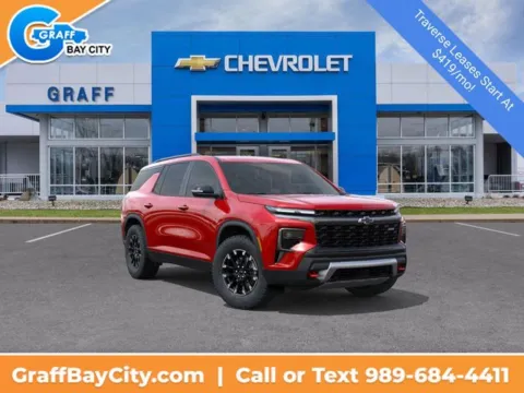 Red 2026 Chevrolet Traverse Z71 for sale in Bay City, MI