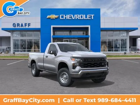 Gray 2026 Chevrolet Silverado 1500 WT for sale in Bay City, MI