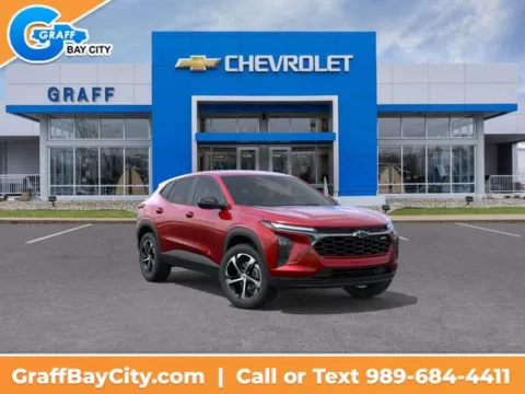 Red 2026 Chevrolet Trax 1RS for sale in Bay City, MI