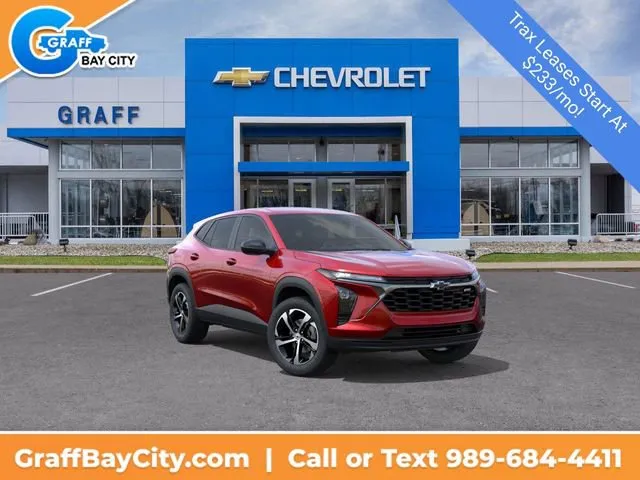 Red 2026 Chevrolet Trax 1RS for sale in Bay City, MI
