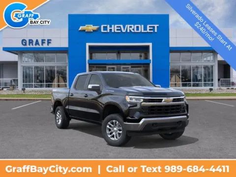 Black 2026 Chevrolet Silverado 1500 LT for sale in Bay City, MI