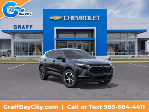 Black 2026 Chevrolet Trax 1RS for sale in Bay City, MI