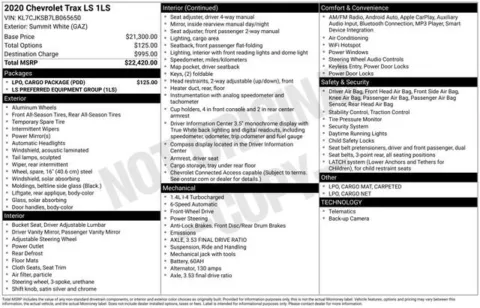 More photos of 2020 Chevrolet Trax LS at Graff Chevrolet, INC., MI