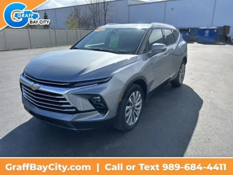 Gray 2024 Chevrolet Blazer Premier for sale in Bay City, MI