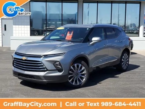 Gray 2024 Chevrolet Blazer Premier for sale in Bay City, MI