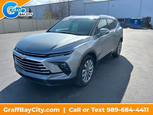 Gray 2024 Chevrolet Blazer Premier for sale in Bay City, MI