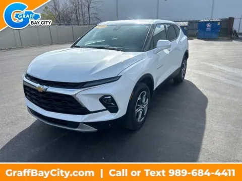White 2024 Chevrolet Blazer 2LT for sale in Bay City, MI