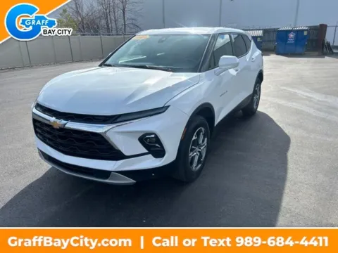 White 2024 Chevrolet Blazer LT for sale in Bay City, MI