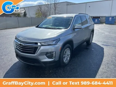 Gray 2023 Chevrolet Traverse LT Cloth for sale in Bay City, MI