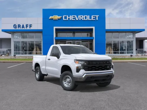 White 2026 Chevrolet Silverado 1500 WT for sale in Bay City, MI