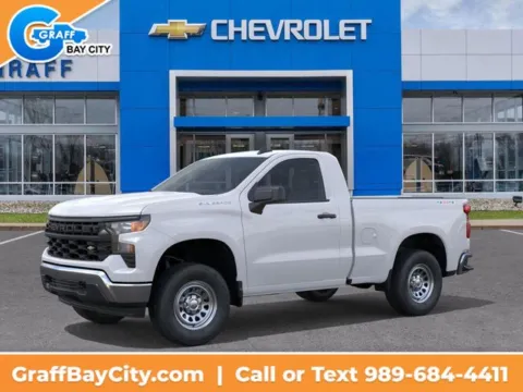 Photos of 2026 Chevrolet Silverado 1500 WT for sale in Bay City, MI at Graff Chevrolet, INC.