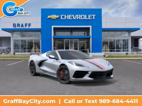 Silver 2026 Chevrolet Corvette Stingray 3LT for sale in Bay City, MI