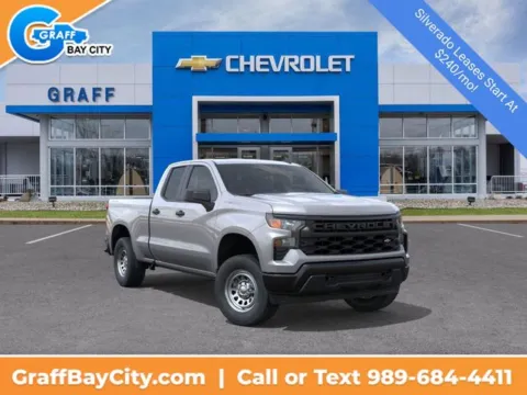 Gray 2026 Chevrolet Silverado 1500 WT for sale in Bay City, MI