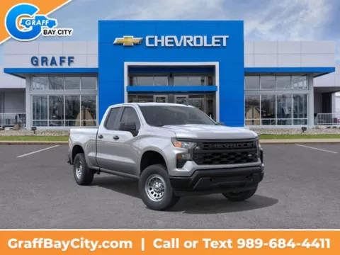 Gray 2026 Chevrolet Silverado 1500 WT for sale in Bay City, MI