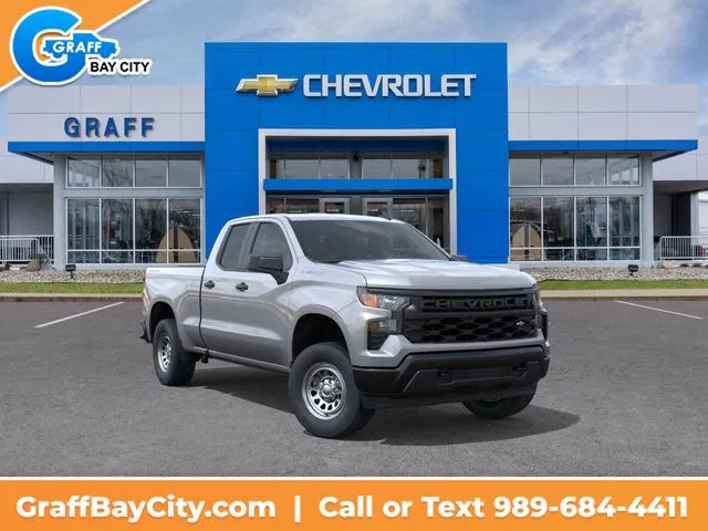 Gray 2026 Chevrolet Silverado 1500 WT for sale in Bay City, MI