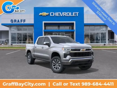 Gray 2026 Chevrolet Silverado 1500 LT (2FL) for sale in Bay City, MI
