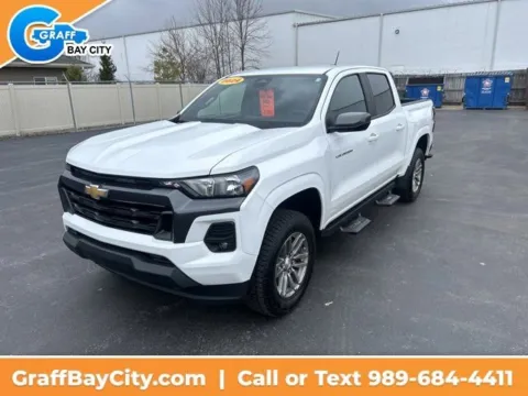 White 2024 Chevrolet Colorado LT for sale in Bay City, MI