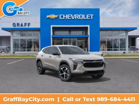White 2026 Chevrolet Trax 1RS for sale in Bay City, MI