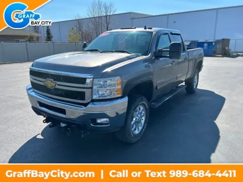 Gray 2012 Chevrolet Silverado 2500HD LT for sale in Bay City, MI