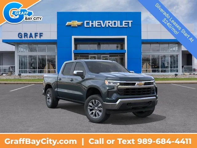 Gray 2026 Chevrolet Silverado 1500 LT for sale in Bay City, MI