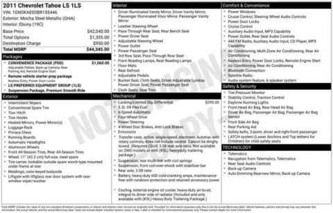 More photos of 2011 Chevrolet Tahoe LS at Graff Chevrolet, INC., MI