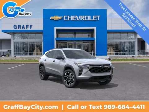 Gray 2026 Chevrolet Trax 2RS for sale in Bay City, MI