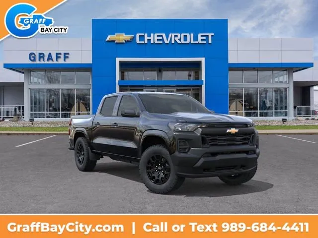 Black 2026 Chevrolet Colorado WT for sale in Bay City, MI