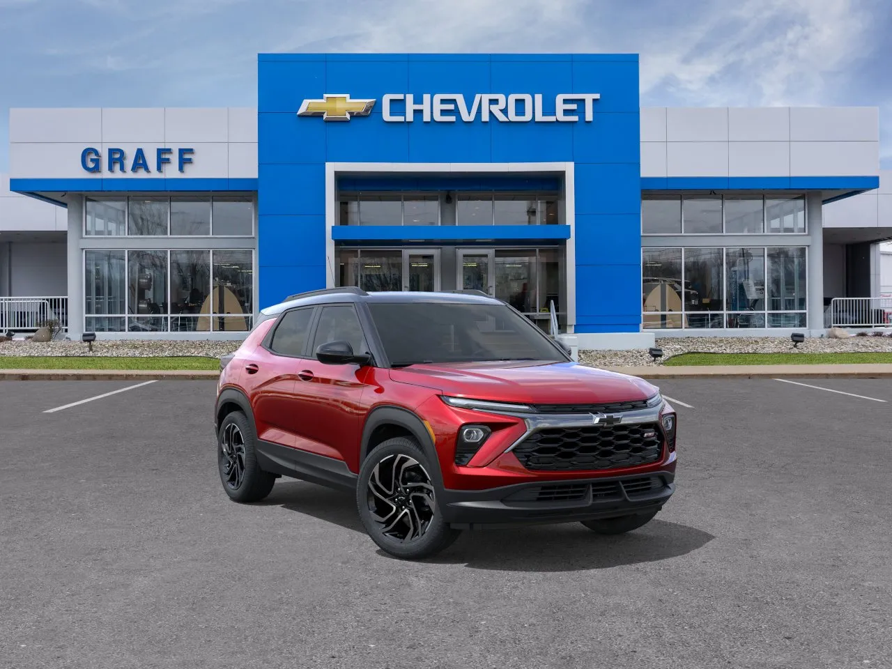 Red 2026 Chevrolet Trailblazer RS for sale in Bay City, MI