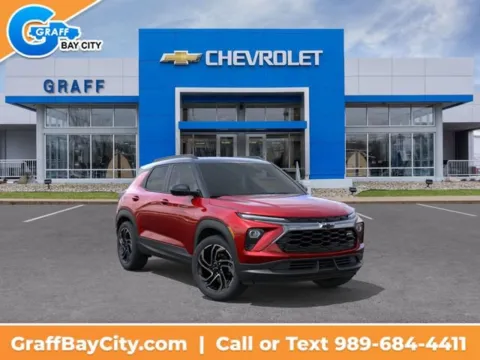 Red 2026 Chevrolet Trailblazer RS for sale in Bay City, MI