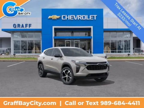 White 2026 Chevrolet Trax 1RS for sale in Bay City, MI