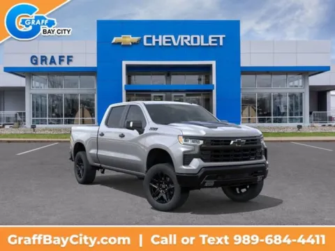 Gray 2026 Chevrolet Silverado 1500 LT Trail Boss for sale in Bay City, MI