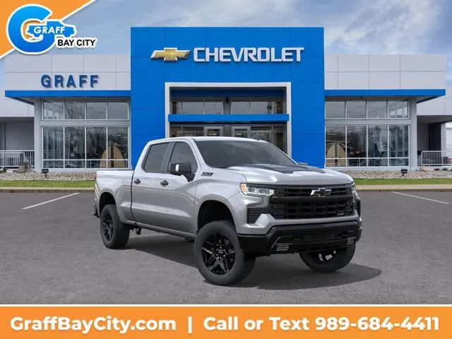 Gray 2026 Chevrolet Silverado 1500 LT Trail Boss for sale in Bay City, MI