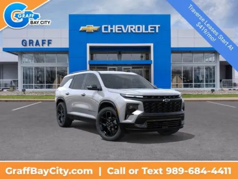 Gray 2026 Chevrolet Traverse RS for sale in Bay City, MI