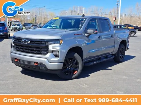 Gray 2023 Chevrolet Silverado 1500 RST for sale in Bay City, MI