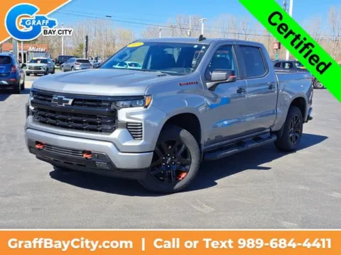 Gray 2023 Chevrolet Silverado 1500 RST for sale in Bay City, MI