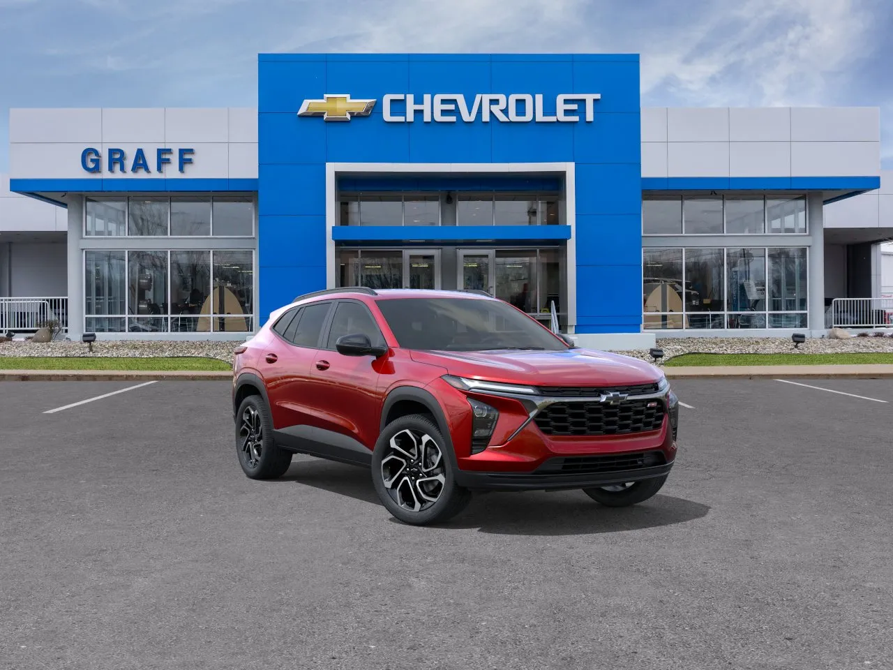Red 2026 Chevrolet Trax 2RS for sale in Bay City, MI