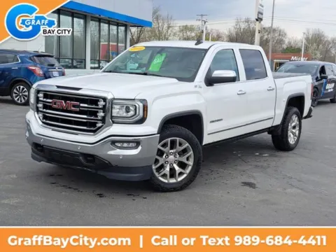 White 2018 GMC Sierra 1500 SLT for sale in Bay City, MI
