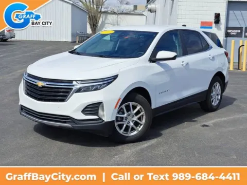 White 2022 Chevrolet Equinox LT for sale in Bay City, MI