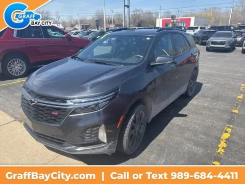 Gray 2023 Chevrolet Equinox RS for sale in Bay City, MI