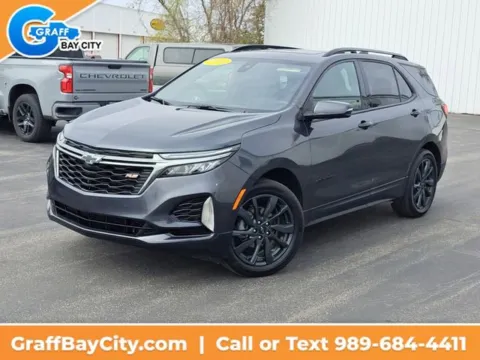 Gray 2023 Chevrolet Equinox RS for sale in Bay City, MI