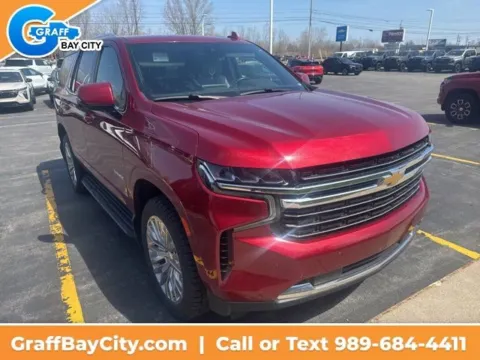 Red 2023 Chevrolet Tahoe LT for sale in Bay City, MI