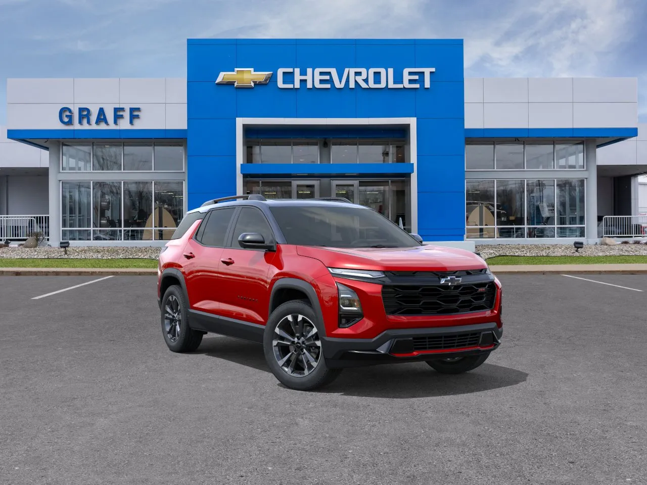 Red 2026 Chevrolet Equinox RS for sale in Bay City, MI