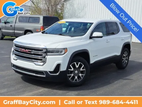 White 2022 GMC Acadia SLE for sale in Bay City, MI
