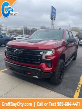 Red 2023 Chevrolet Silverado 1500 LT Trail Boss for sale in Bay City, MI